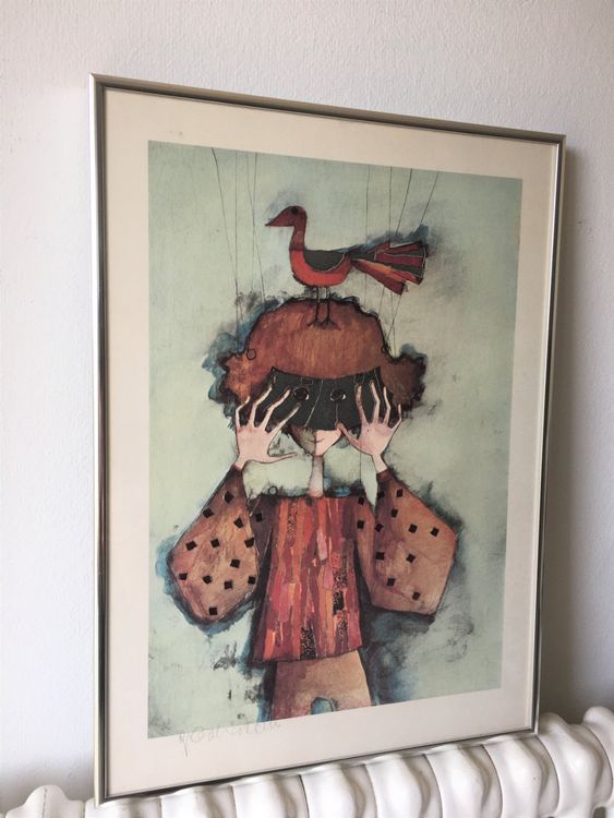 Fascinierte Rosina Wachtmeister mit Bleischtift unterschrief Kaufen