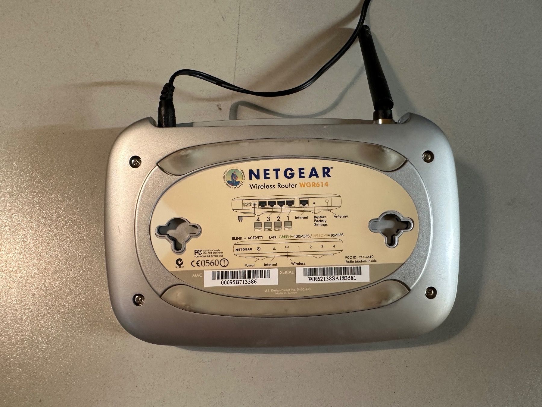 Netgear Modems & Router: Netgear Wireless Router WGR614 10/100 MBit/s – Gebraucht aus Erstfeld von Mario_boe0 1