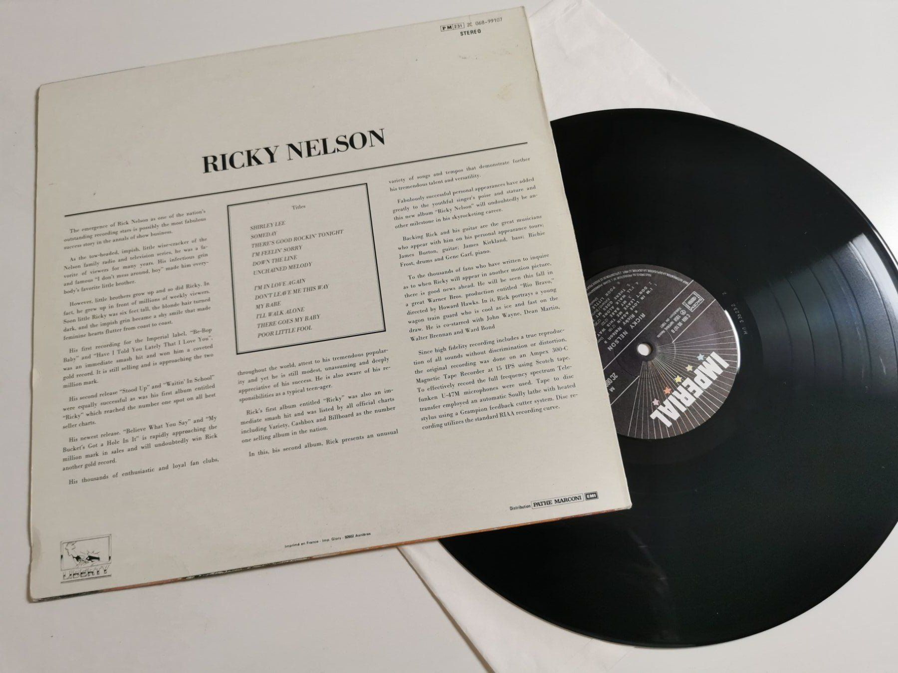 Dischi in vinile: RICKY NELSON - RICKY NELSON – Usato da Grafenried venduto da House-of-Oldies 1