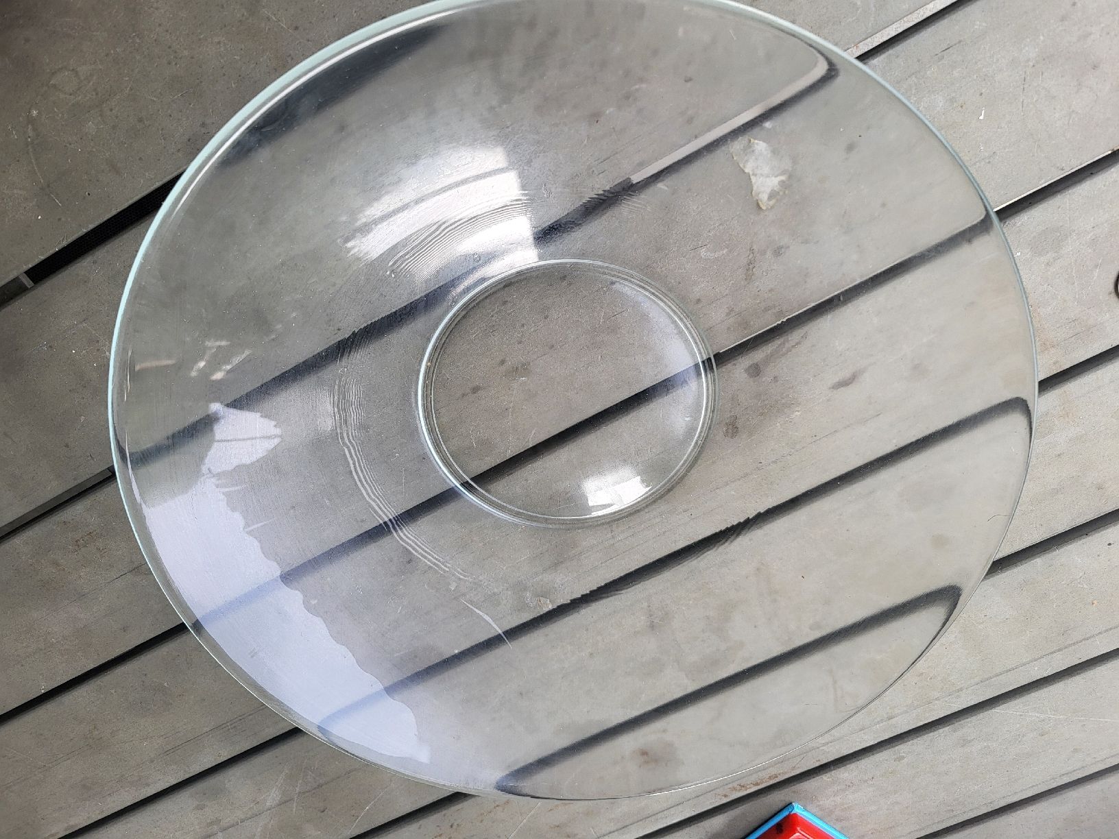 Schalen: Glasschale, Durchmesser 35cm, gebraucht – Gebraucht aus Enggistein von Manuki_engg 2