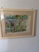 3 Aquarelle von Nelly Friedrich Alle gerahmt, mit Passe-Part