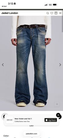 Jaded London Bootcut Jeans