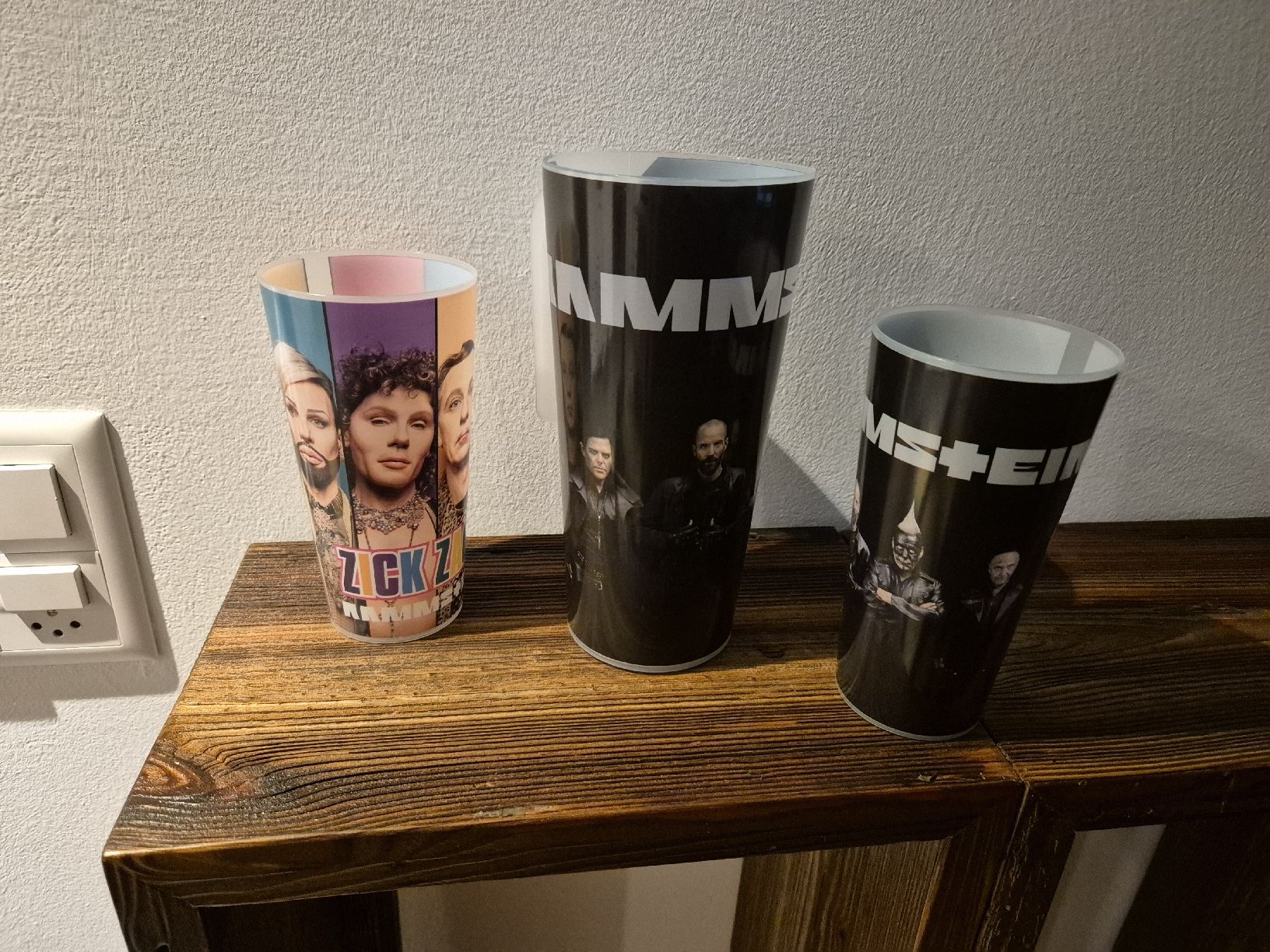 Behälter & Ähnliches: 3 Stk. Rammstein Trinkbecher aus Sammlung – Gebraucht aus Krauchthal von 4by4