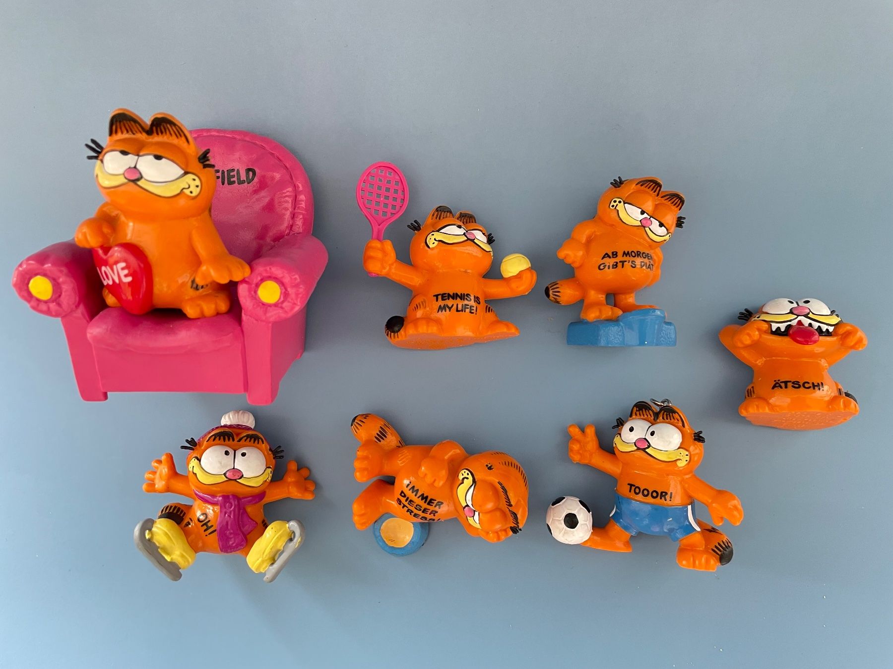 Bullyland Figuren: 7x Garfield Comic Figur Comicfigur 1978, 1981 U.F.S. Bully – Gebraucht aus Gossau SG von entwederoder 2