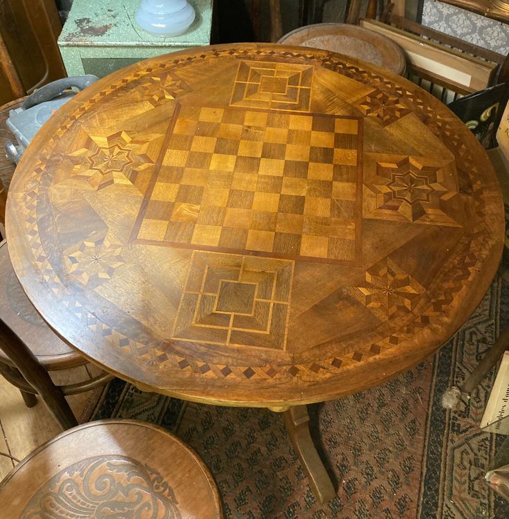 Ancienne Table De Jeux