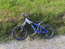 Kindervelo Tornado California blau/silber gebraucht