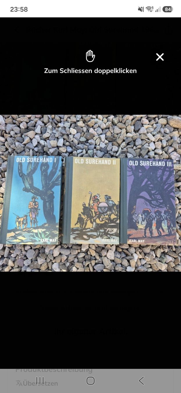 Libri: 3 Bücher Karl May" Old Surehand" 1965-67 – Usato da Villmergen venduto da MONCHHICHI
