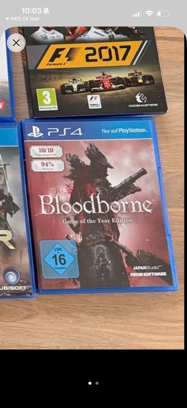 Sony Spiele: Bloodborne PS4 Spiel – Gebraucht aus Dübendorf von ale_5kd8
