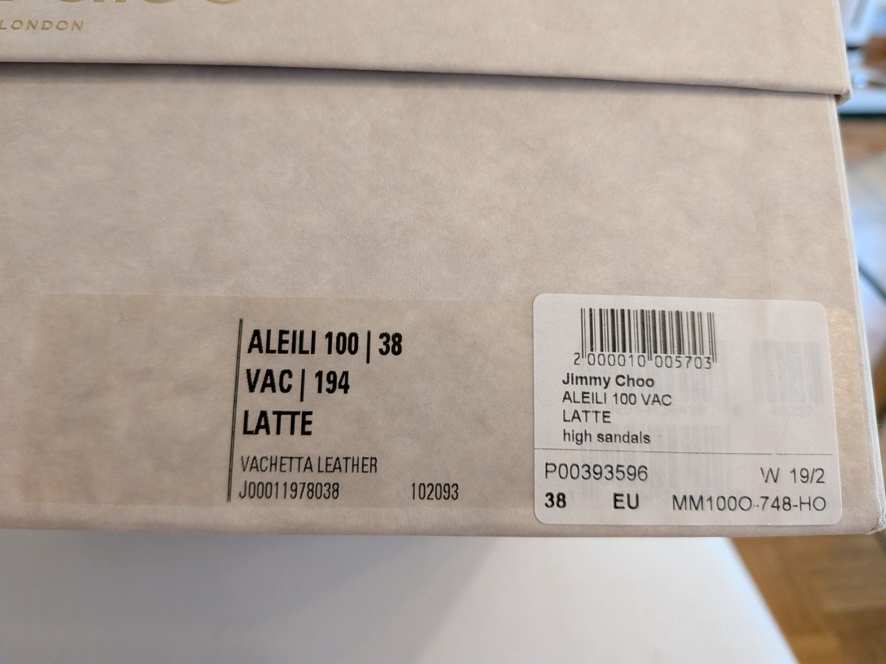 Jimmy Choo Scarpe da donna: Jimmy Choo High Sandals – Nuovo (secondo la descrizione) da Oberägeri venduto da obr_f5w9 1