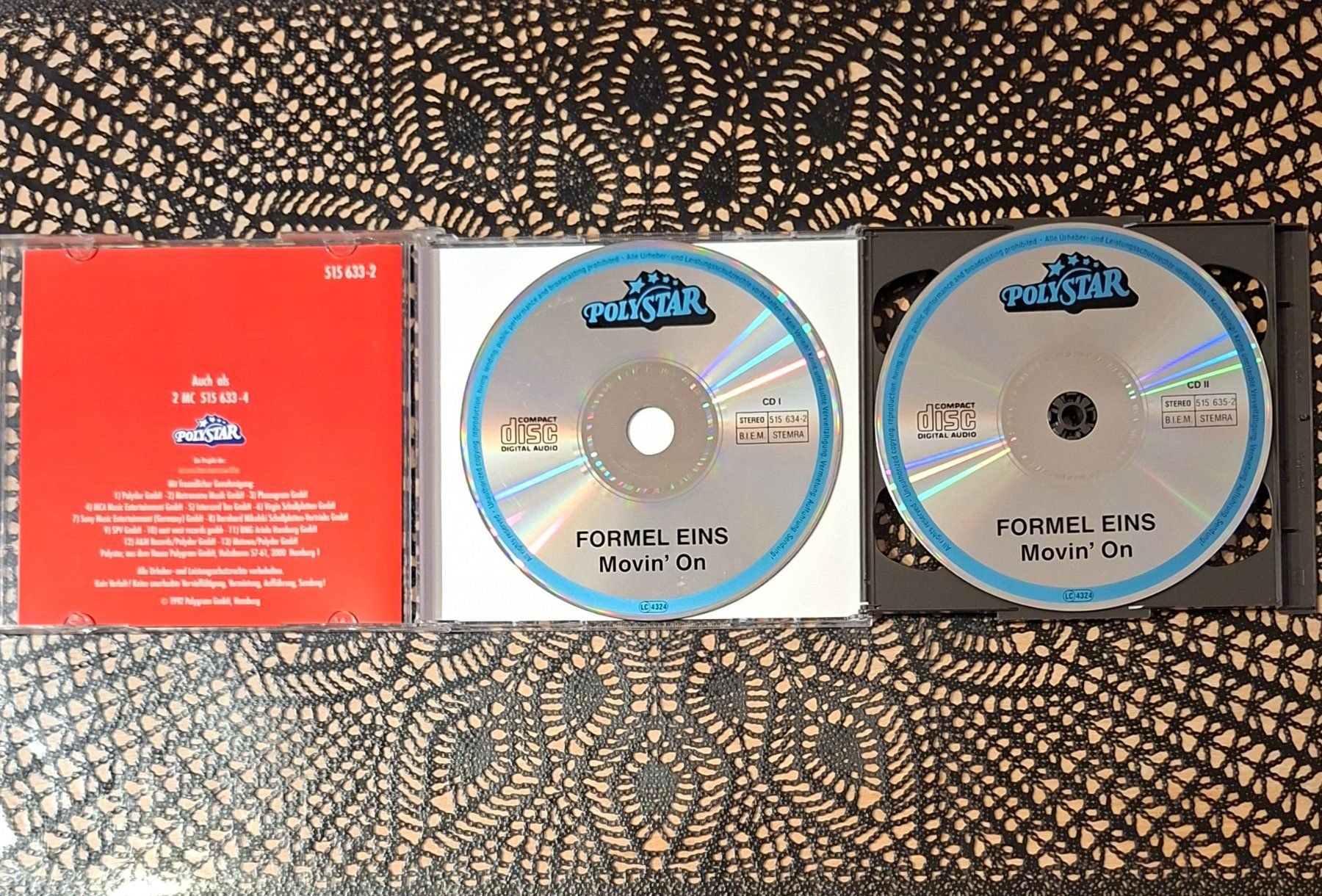 CDs: Formel Eins - Movin' On, DE Pop/Rock Compilation 1992 – Gebraucht aus Schönenberg TG von Gregolino76 2