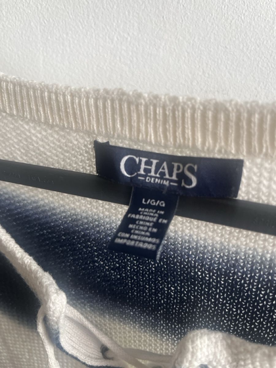 Ralph Lauren Pullover & Sweatshirts: Chaps Ralph Lauren – Strickpullover / Pullunder Grösse L – Gebraucht aus Zürich von Atelier8009 1