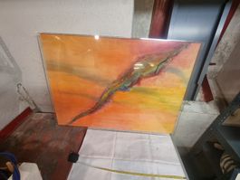 Grosses abstraktes Gemälde, Acrylfarben, Original Artwork!