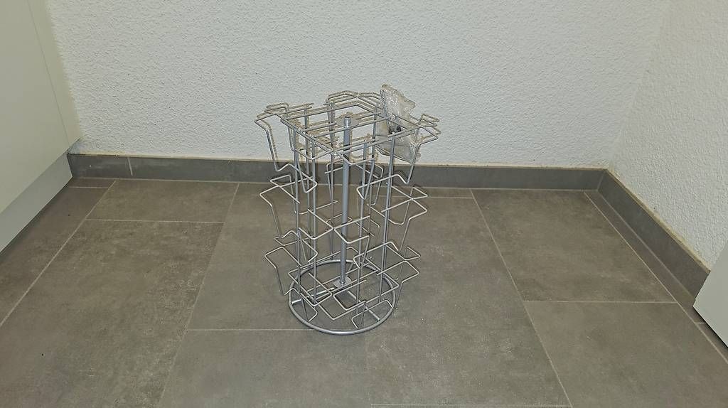 Allestimento di negozi e stand fieristici: Postkartenständer / Postkartenhalter drehbar – Nuovo e nell'imballaggio originale da Luterbach venduto da akvp17