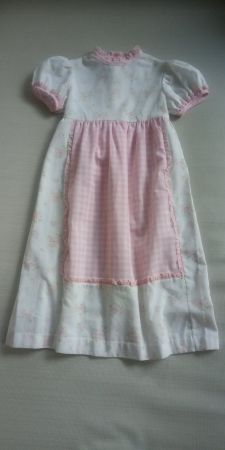 Baby Tracht langes Kleid mit Spitzen 2 bis 3 Jahre Vintage