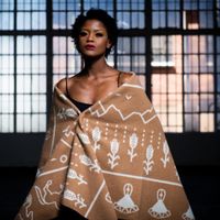 Couverture Basotho - BODULO YBDC - Beige