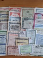 50 verschiedene Historische Wertpapiere aus 10 Ländern