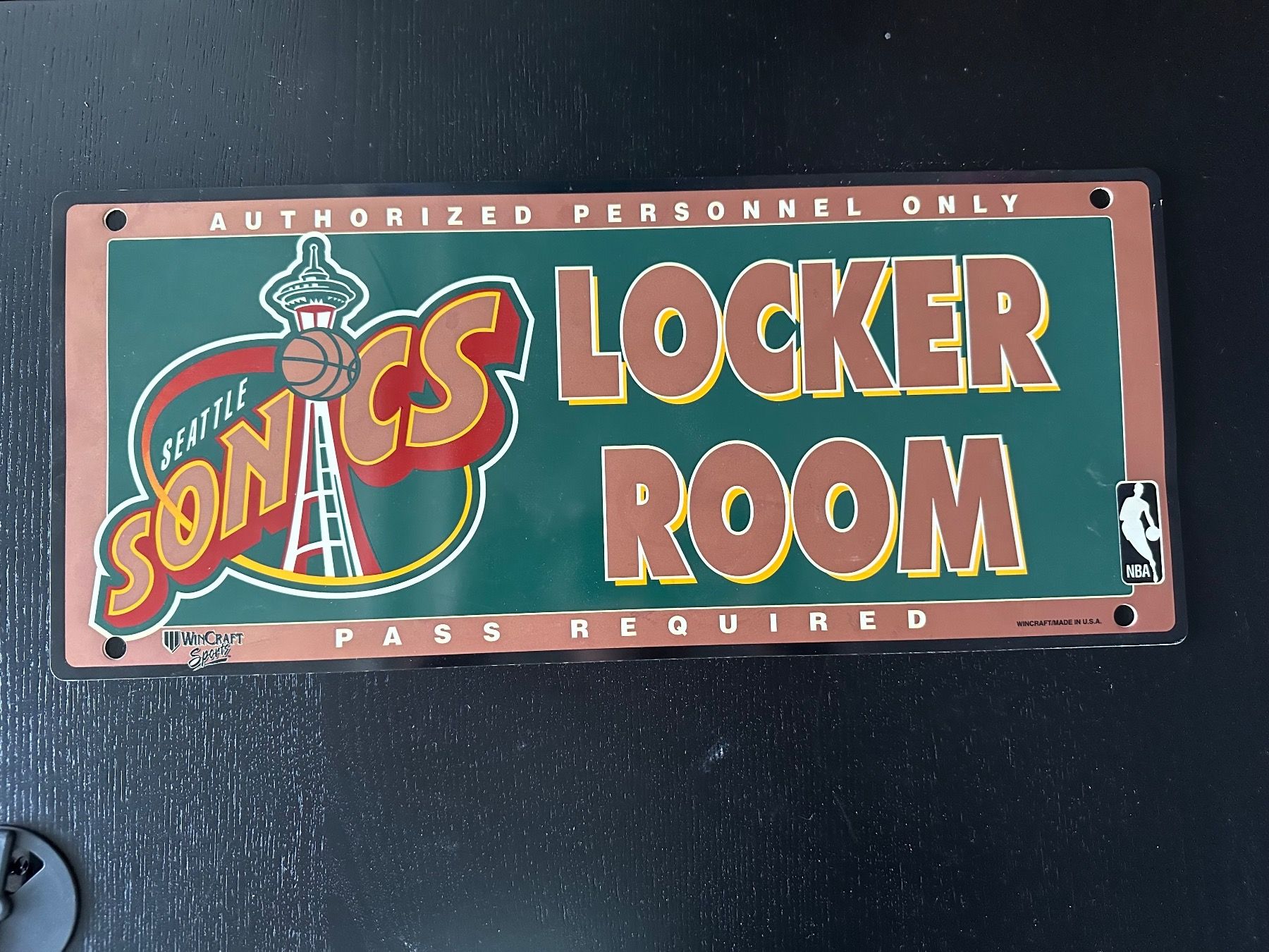 Ecriteaux: Basketball Schild Original Seattle Sonics – D'occasion à Stansstad par Martman19