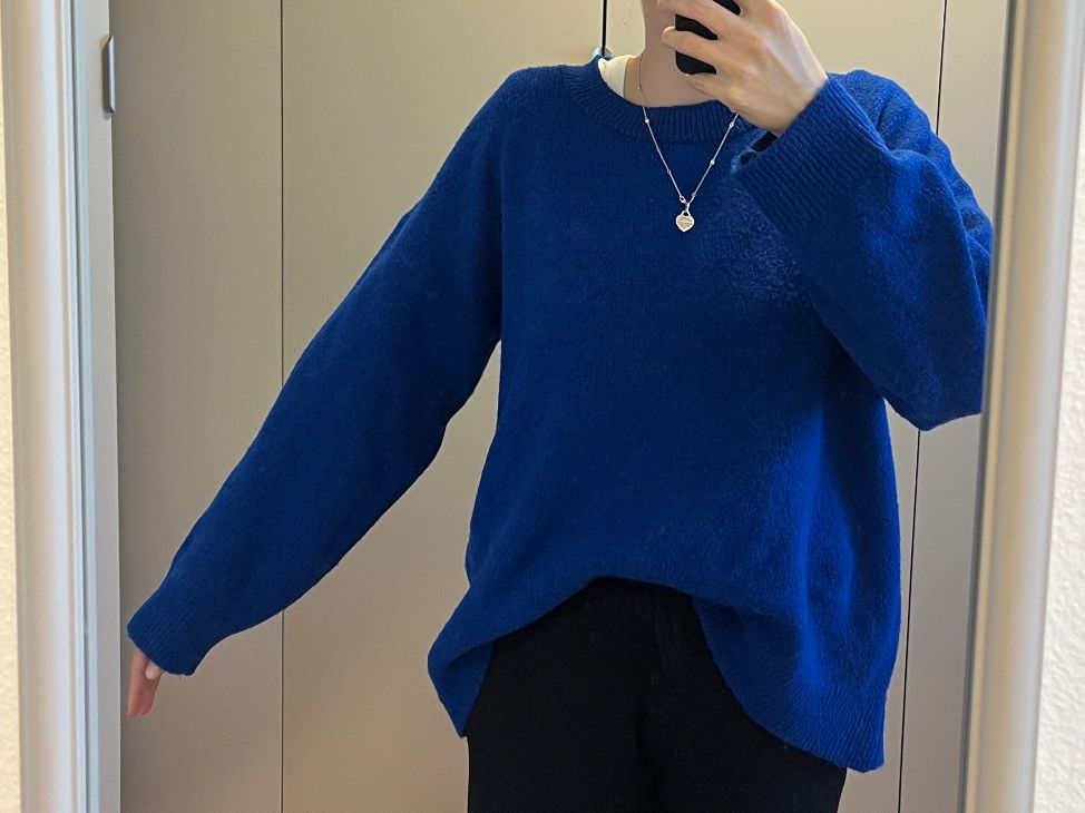 Stradivarius Maglioni & Felpe: Blauer Damen Pullover Strickpullover in gutem Zustand – Usato da Küsnacht ZH venduto da noemij 2