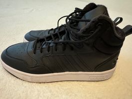 Adidas Hoops 3.0 Mid Winter Sneaker, Schwarz