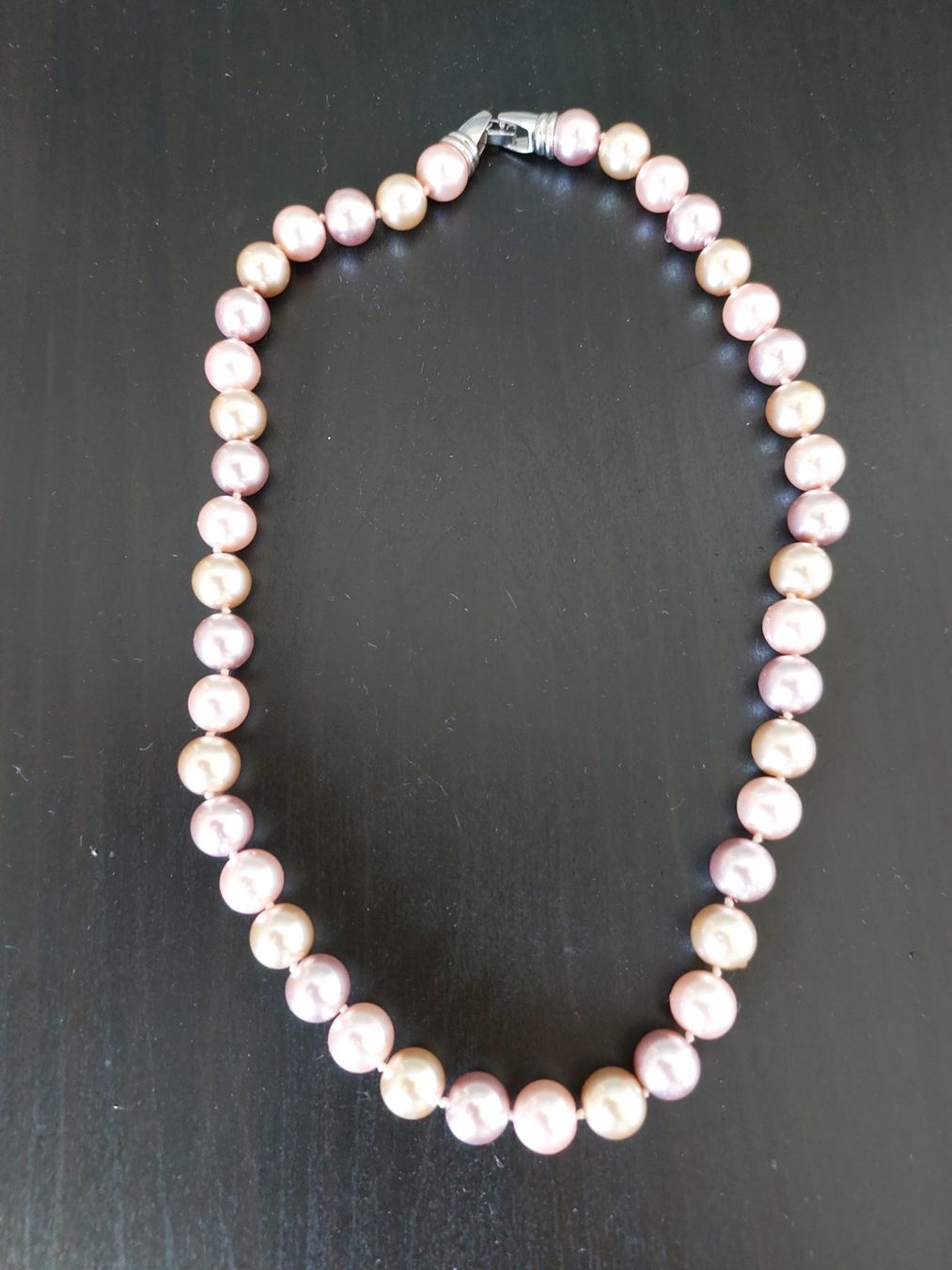 Perle (finte): 1x Halskette aus Muschelkernperlen – Usato da Horgen venduto da zur_jq85 1
