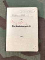 Reglement 51.40 d, Die Gepäckvorschrift, 1958