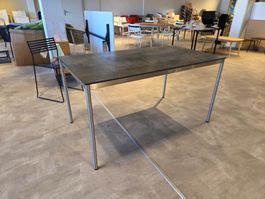 Gartentisch MAZUVO "Bruni" Inox, mit HPL Platte