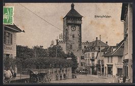 Rheinfelden, Strassenpartie mit Gasthaus