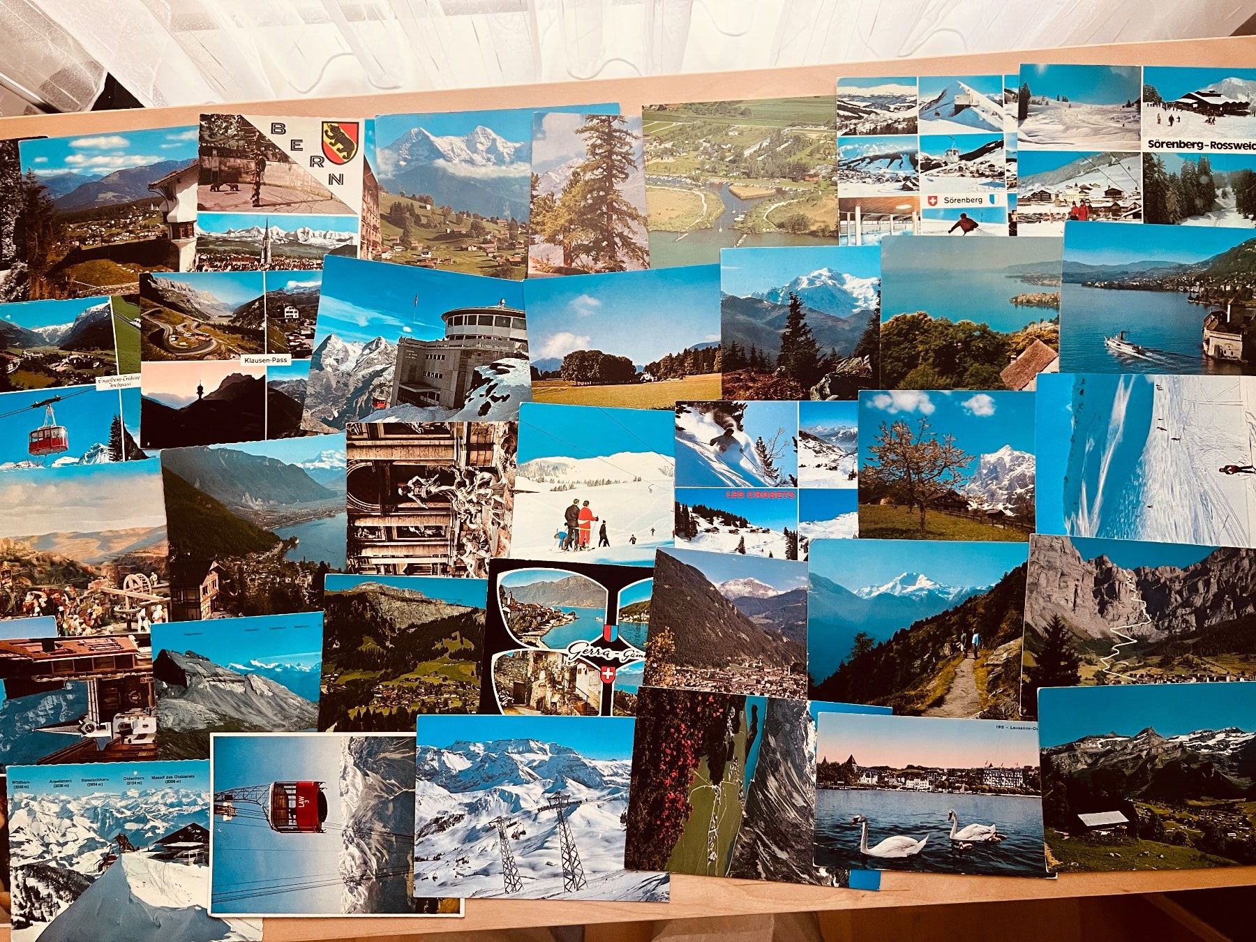 Cartoline postali: Sammlung über 250 Ansichtskarten Schweiz – Usato da Hinwil venduto da Sidi4 1