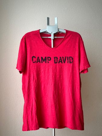 Rotes Camp David T-Shirt Grösse XXL