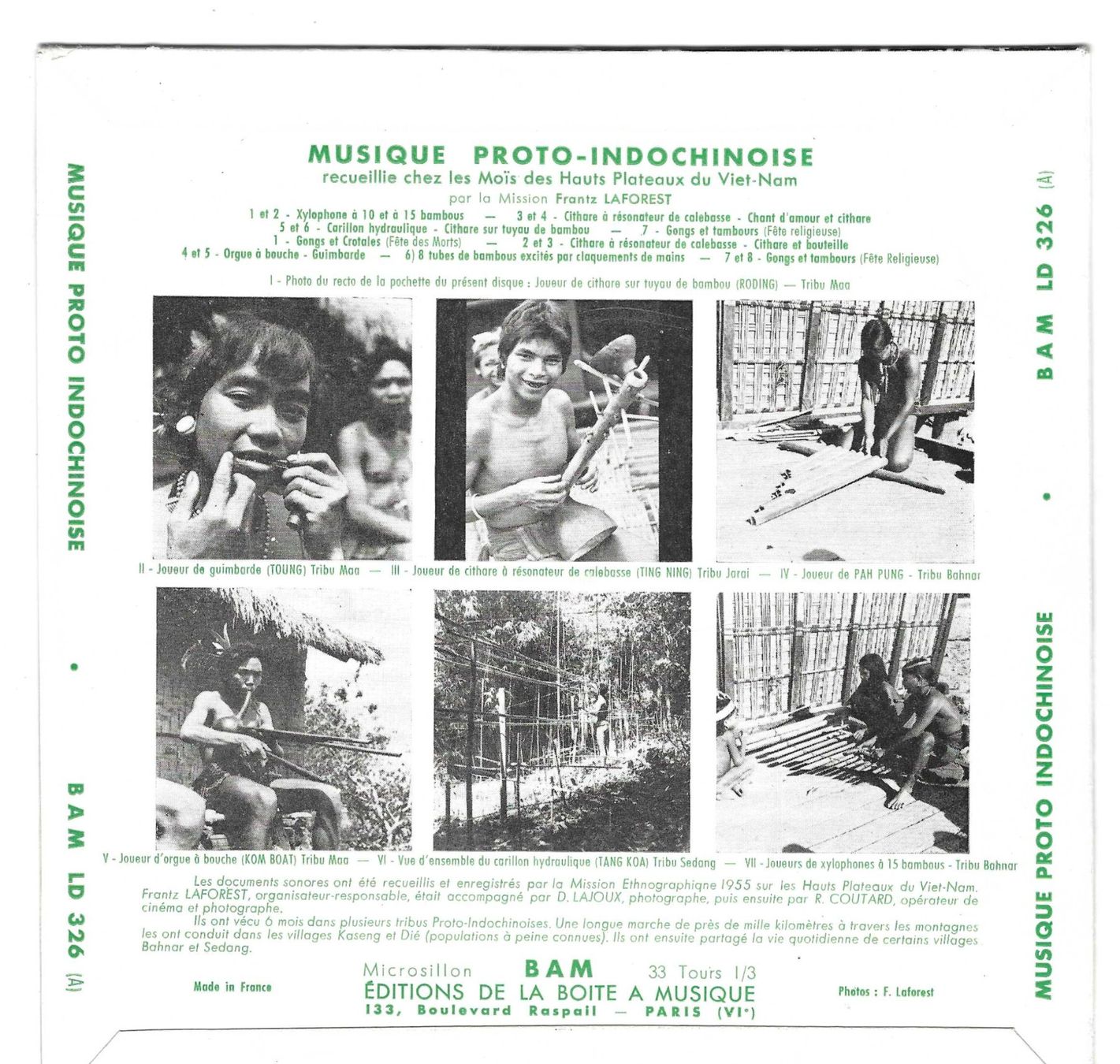 Dischi in vinile: MUSIQUE PROTO INDOCHINOISE – Usato da Bex venduto da Giorgiob 1
