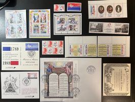 Joli Lot Bicentenaire Revolution Française 1989**