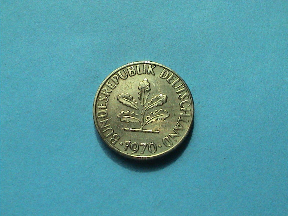 Tutti le monete: 5 Pfennig - Deutschland 1970 J – Usato da Reinach BL venduto da Dexy62