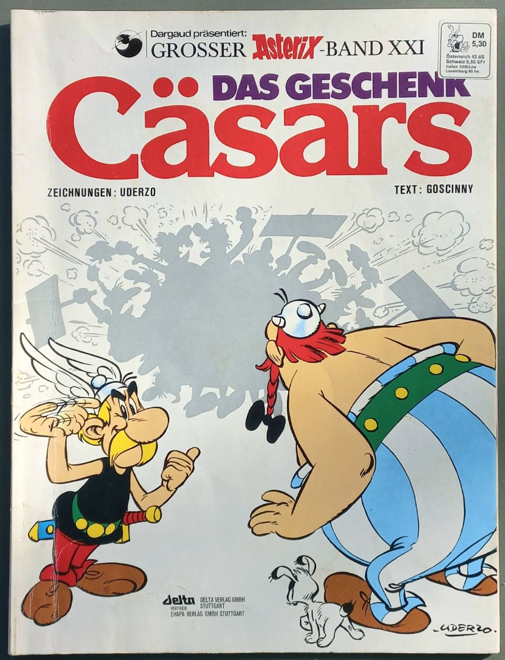 Fumetti: Comic - Asterix XXI - Das Geschenk Cäsars – Usato da Niederuzwil venduto da lubimaja