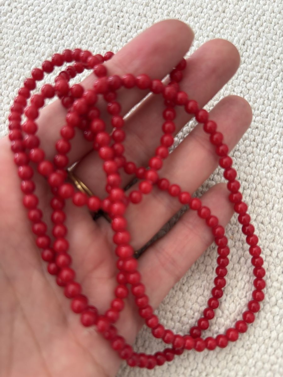 Catenine: Perlenkette rot  – Usato da Basel venduto da iri_q8qb