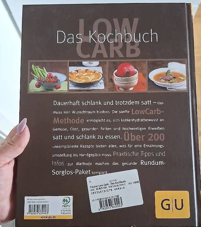 Libri: Low Carb -Das Kochbuch – Nuovo e nell'imballaggio originale da Aefligen venduto da helinae90 1