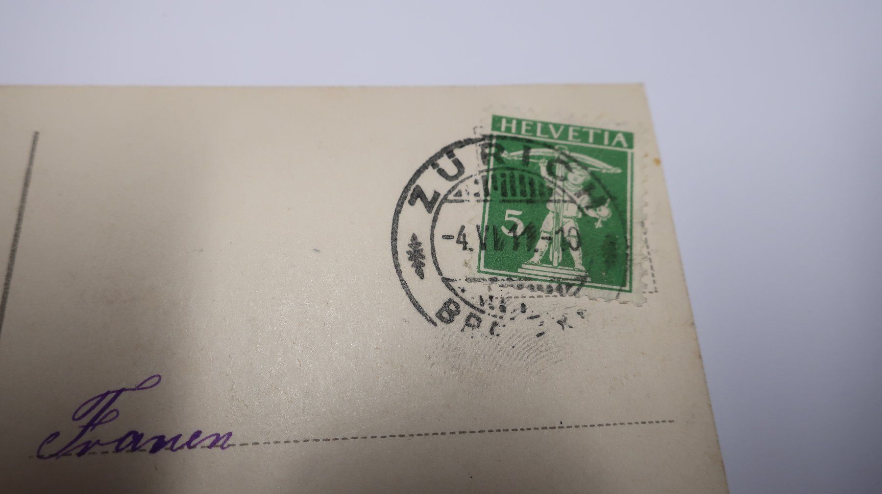 Cartoline postali: Zürich Bauschänzli  1911  Motorboote – Difettoso da Cormoret venduto da Pascalll2001 5