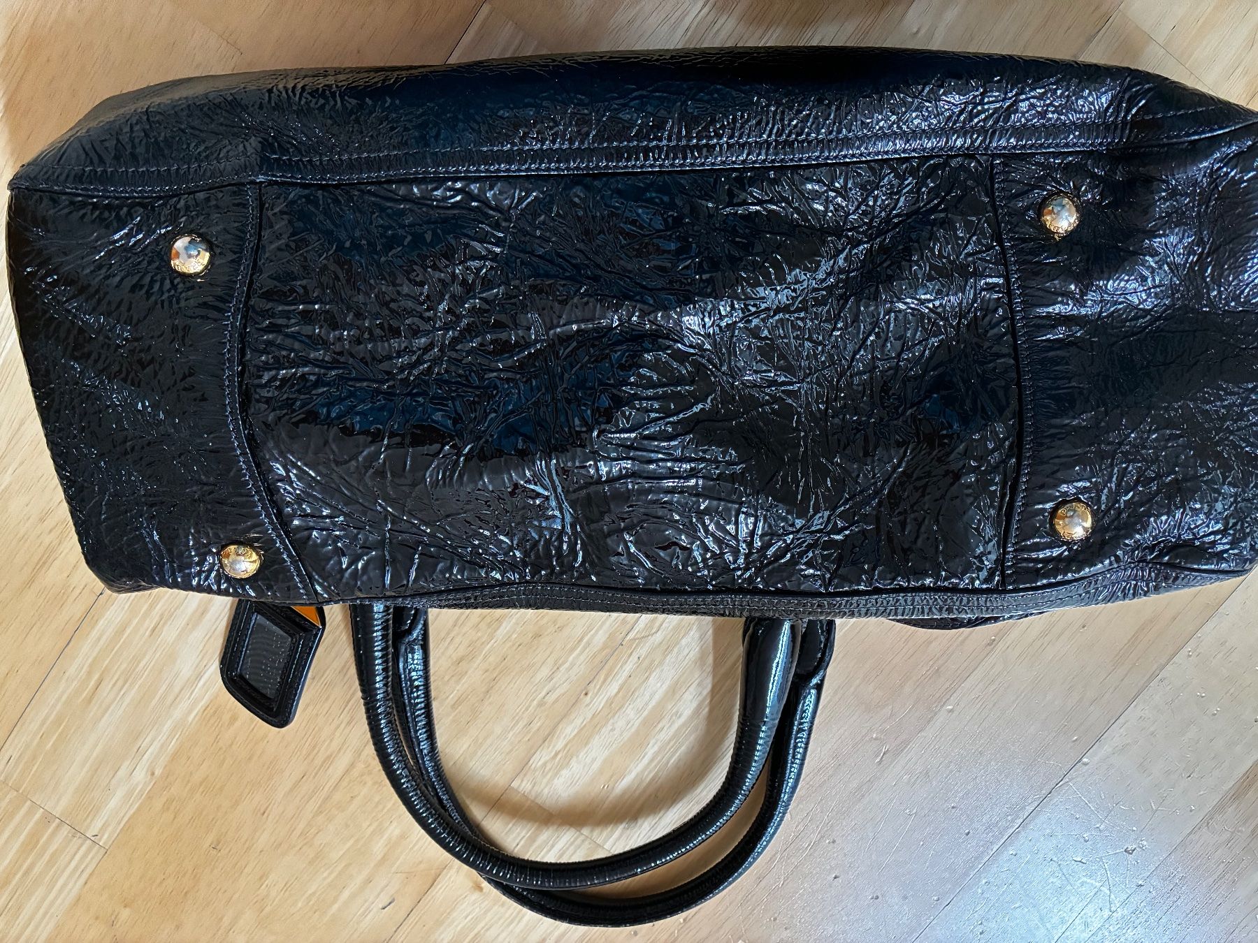 Prada Borse da donna: Black patent leather Prada handbag – Usato da Zürich venduto da IlonaM 6