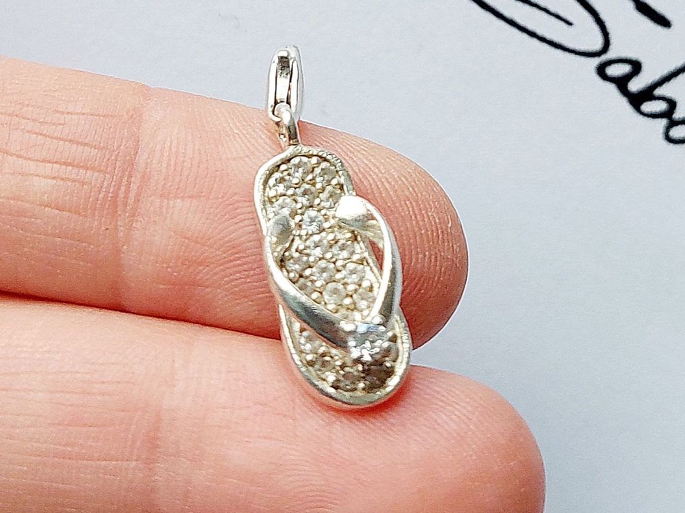 THOMAS SABO Weihnachts-Charm Socken - 925er Sterlingsilber Geschwärzt Mit Kaltemail