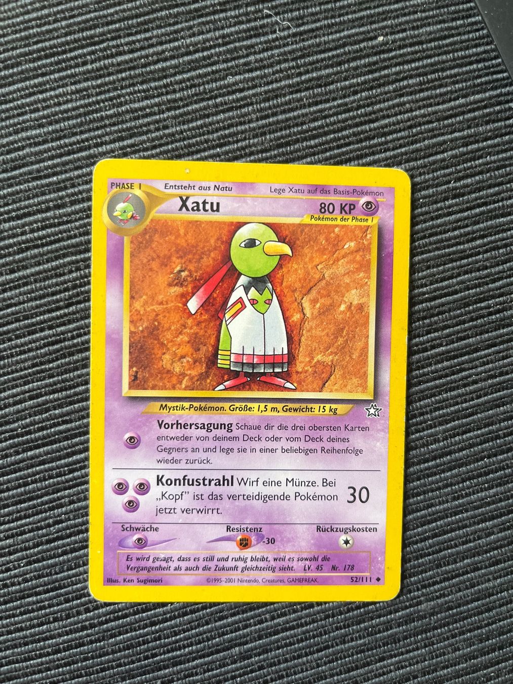 Pokémon Carte collezionabili: Pokemon Xatu Non Holo Neo Genesis – Usato da Wabern venduto da Collectfun