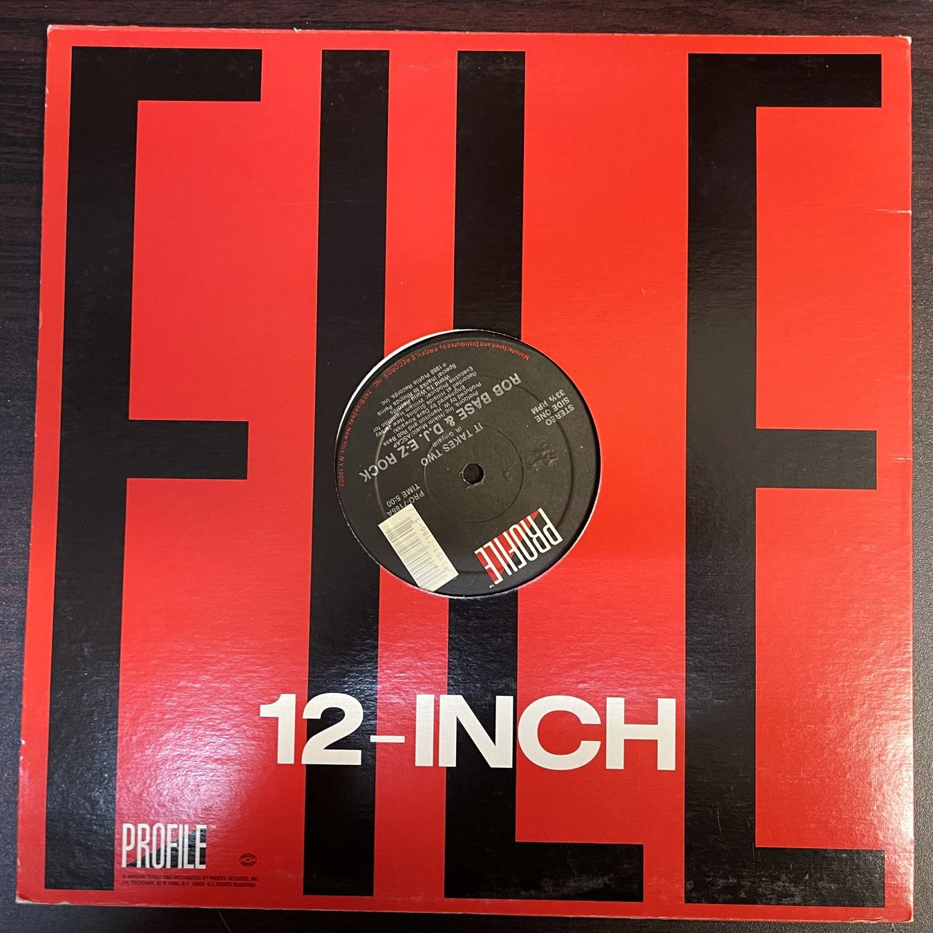 Dischi in vinile: It Takes Two , Rob Base & DJ E-Z Rock Vinyl – Usato da Oftringen venduto da Vucki 3