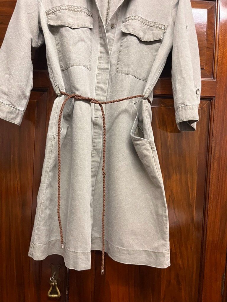 Vestiti: Robe courte mix lin d'été, kaki, S – Usato da Pully venduto da Artemisya 4