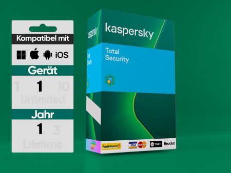 Kaspersky Total Security  l 1 Gerät l 1 Jahr