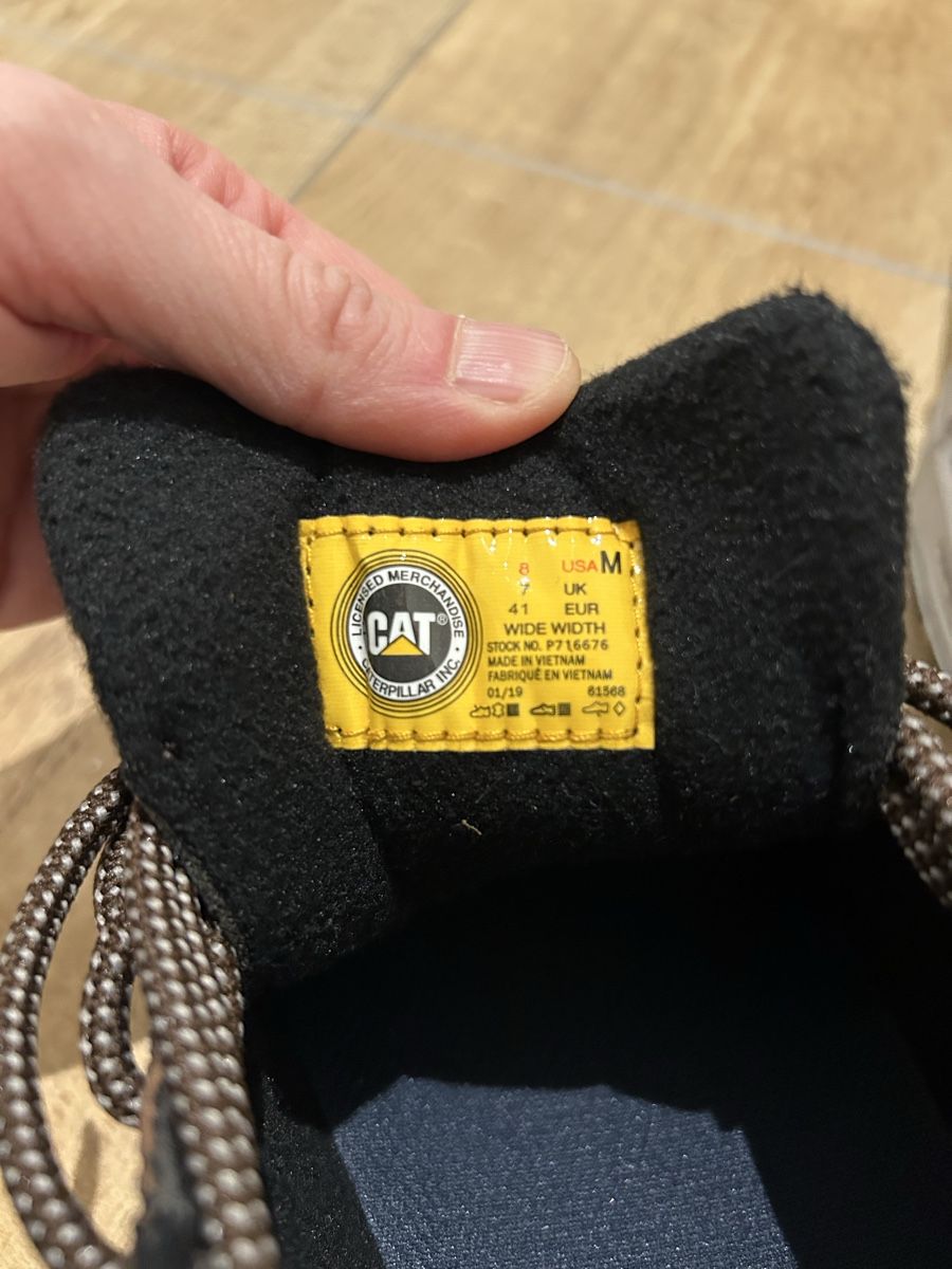 Caterpillar Scarpe da uomo: Braune CAT Schuhe, Grösse 41, neu! – Nuovo (secondo la descrizione) da Henggart venduto da Piazzolla 1
