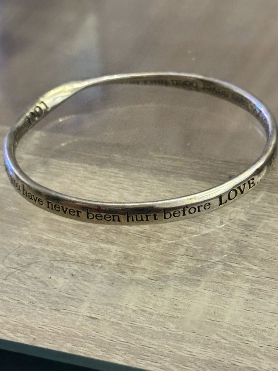 Bracciali & Braccialetti: Armband mit Spruch "Live as though..." guter Zustand – Usato da Kloten venduto da Jeronimo9 2