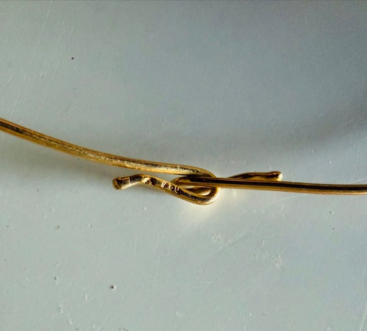 Ketten: 750er Gold Halsreif Collier – Gebraucht aus Etoy von Diadefin 2