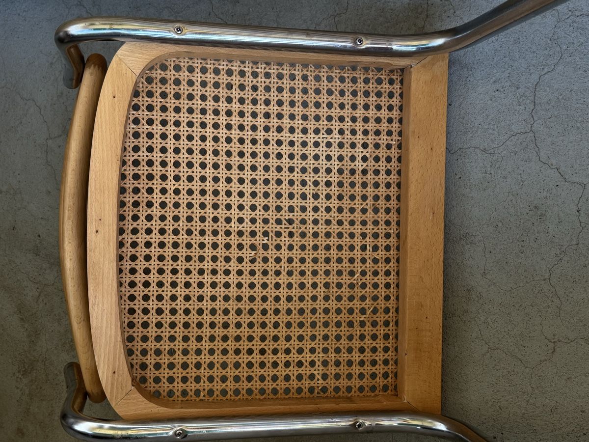 Chaises: Freischwinger mit Korbgeflecht ähnlich Thonet – D'occasion à Zürich par Fahrenhyde 5