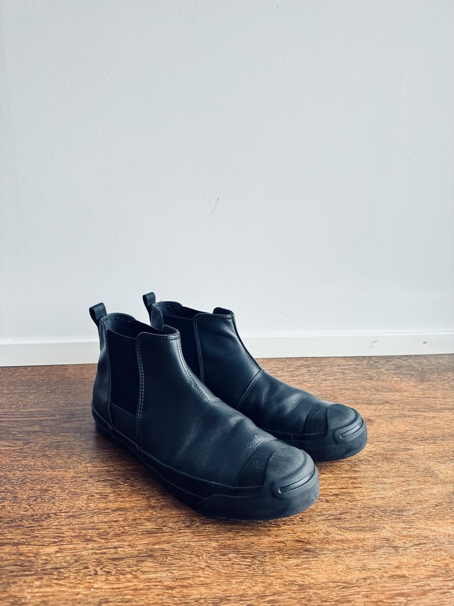 Converse Scarpe da uomo: JACK PURCELL CONVERSE Schuh Sneaker Chelsea Boot Schwarz – Usato da Ennetbaden venduto da DanielCPH