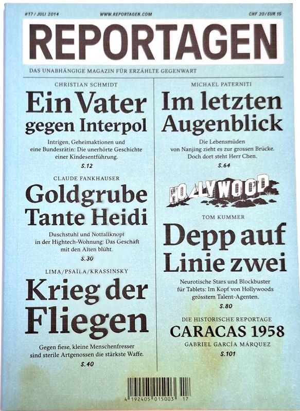 Zeitschriften & Magazine: REPORTAGEN Nr. 17 Juli 2014 – Gebraucht aus Wil SG von Restwert_Wil
