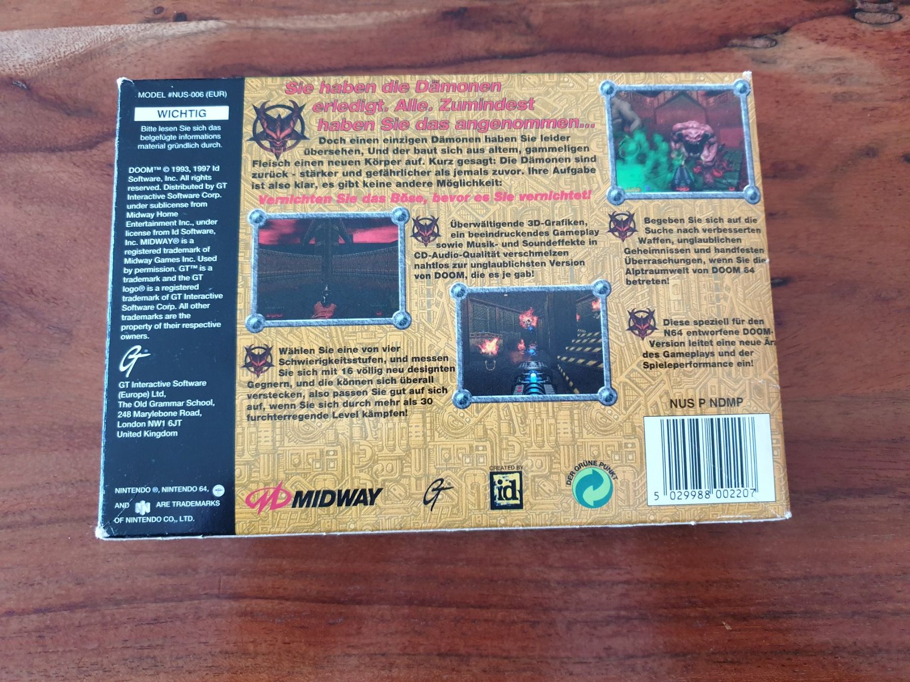 Giochi: DOOM 64 OVP / N64 – Usato da Rain venduto da Rou_z26r 1