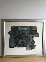 Rudolf Mirer signierte Original Litho "Betende Hände"